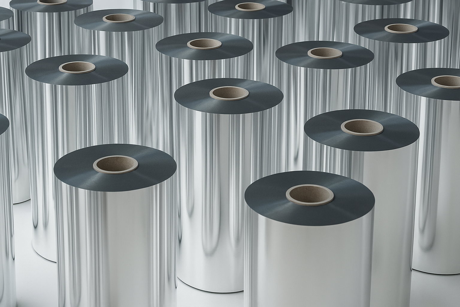 Metallized BOPP silver film